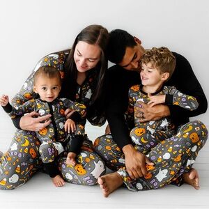 Little Sleepies Halloween Kids Pajamas - Black, Orange, Purple